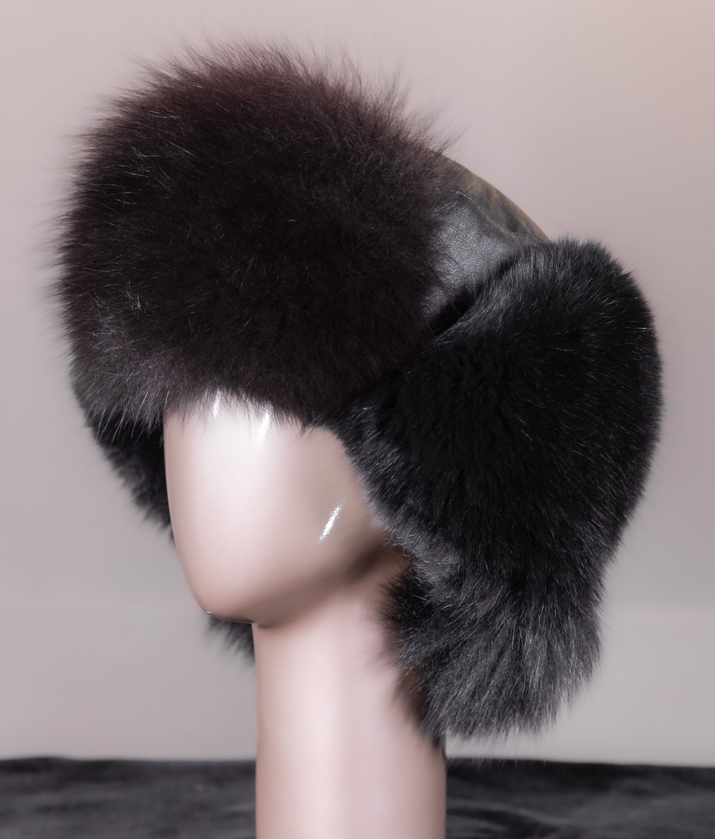 Fox and Leather Trooper Hat