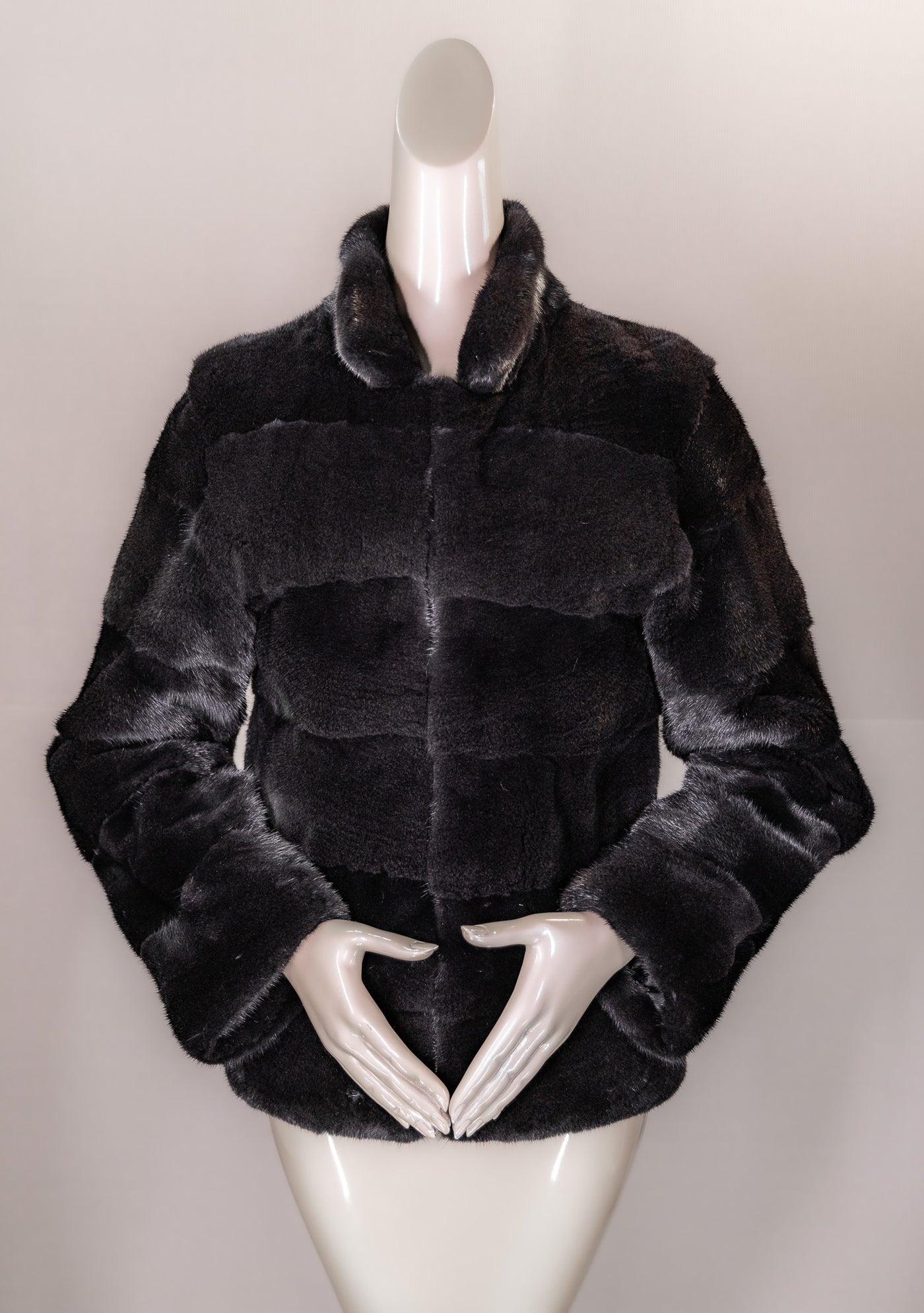 Sectional Mink Jacket