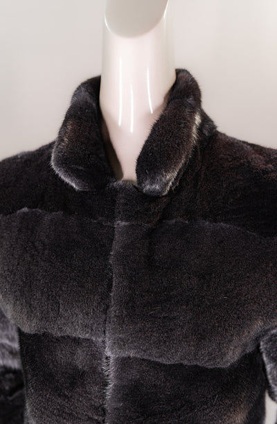 Sectional Mink Jacket