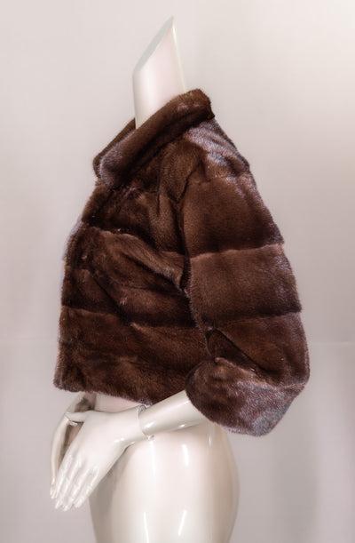 Sectional Mink Bolero Jacket