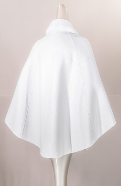 Cashmere Cape with Mink Shirt Collar