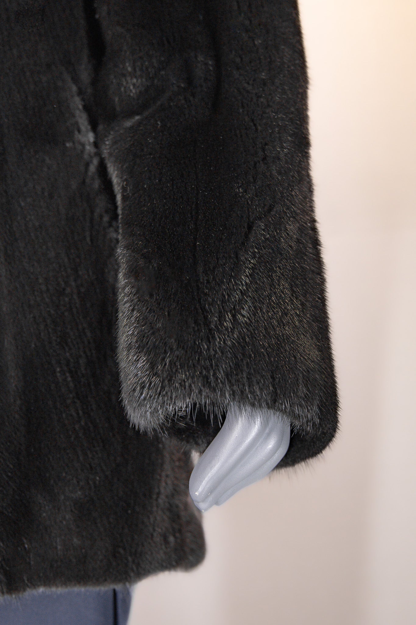Hooded Blackglama Mink Jacket