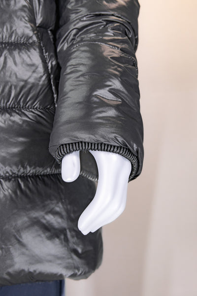 Hooded Full-Skin Mink Parka Reversible to Puffer