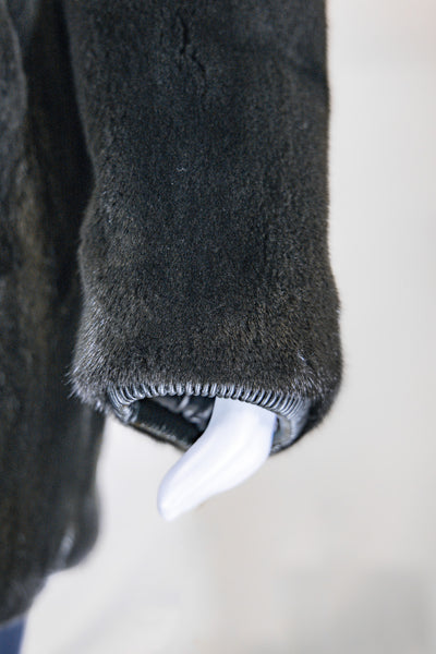 Hooded Full-Skin Mink Parka Reversible to Puffer