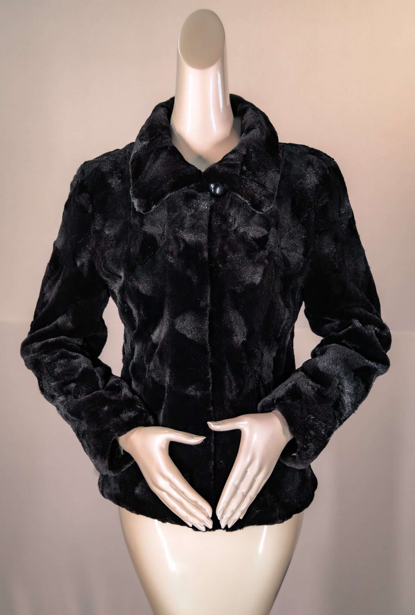 Sheared Sectional Mink Jacket