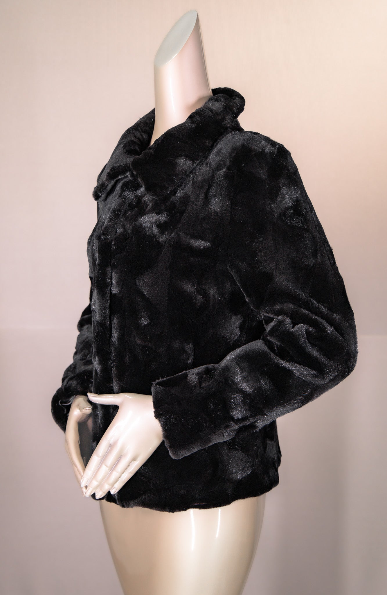Sheared Sectional Mink Jacket