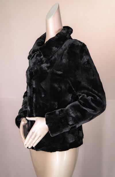 Sheared Sectional Mink Jacket