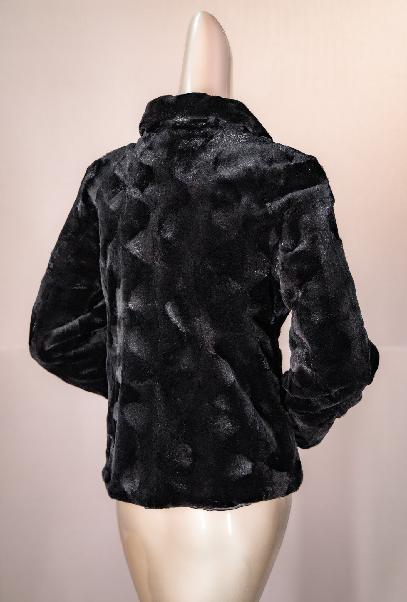 Sheared Sectional Mink Jacket