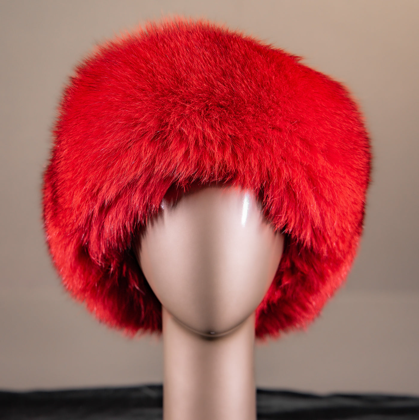 Mink Hat with Fox Trim
