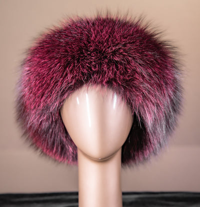 Mink Hat with Fox Trim