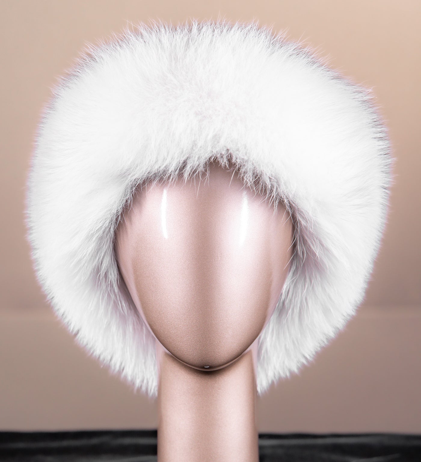 Mink Hat with Fox Trim
