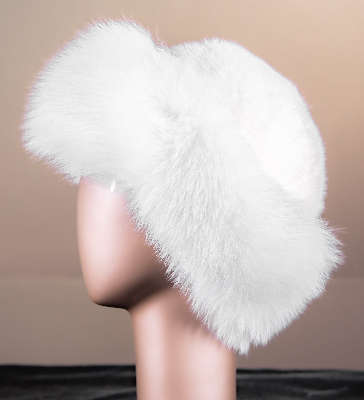 Mink Hat with Fox Trim