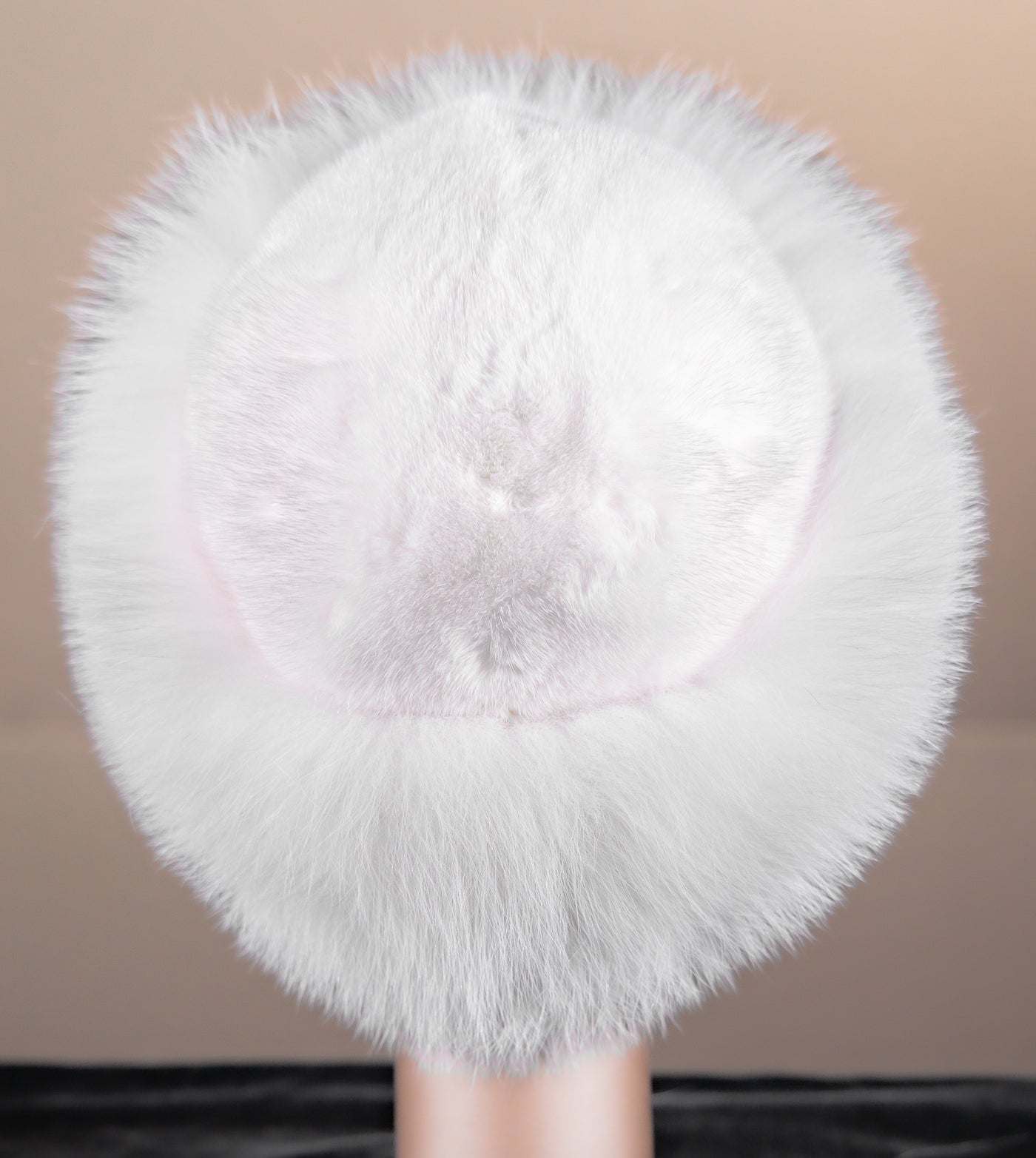 Mink Hat with Fox Trim