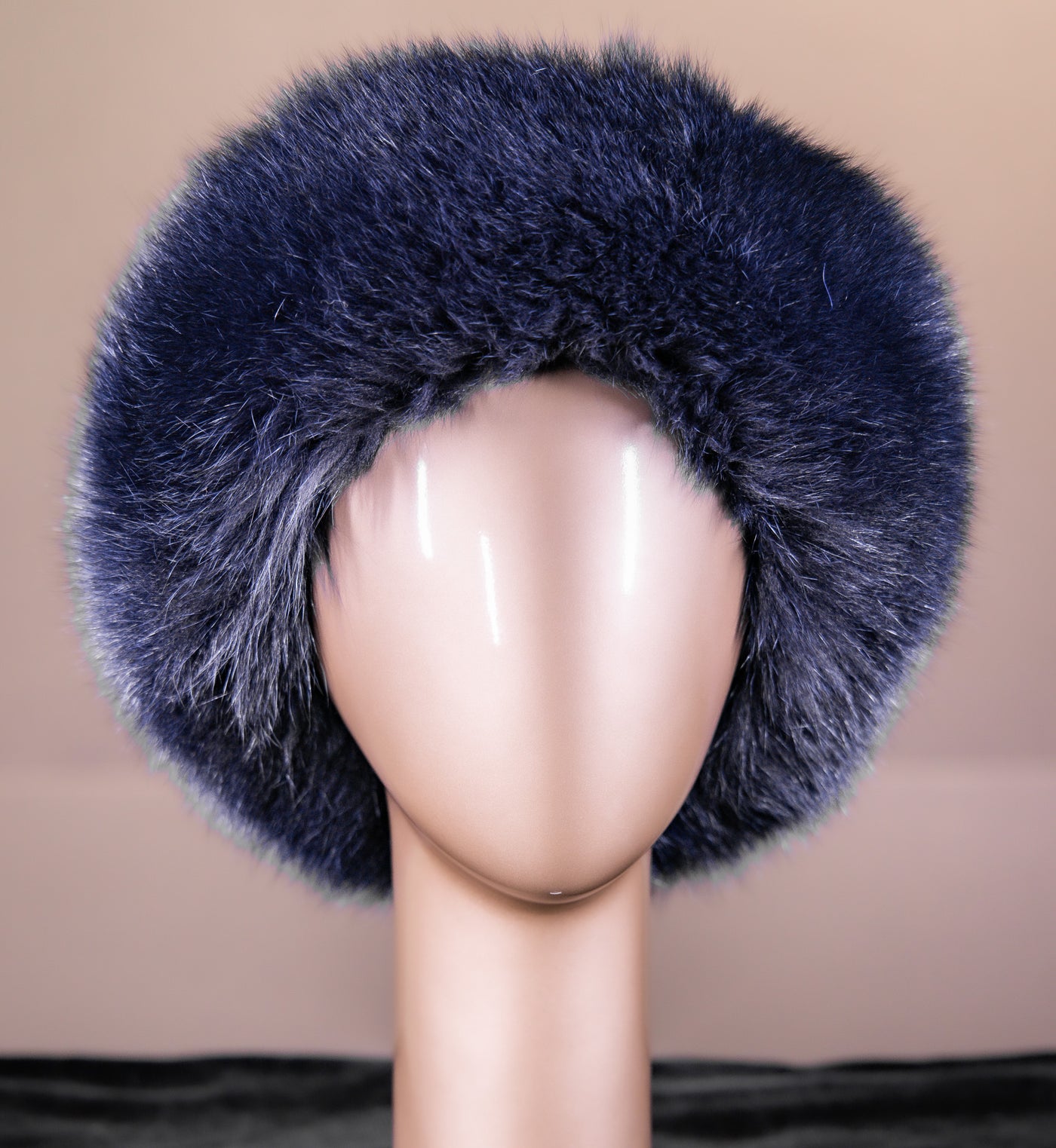 Mink Hat with Fox Trim