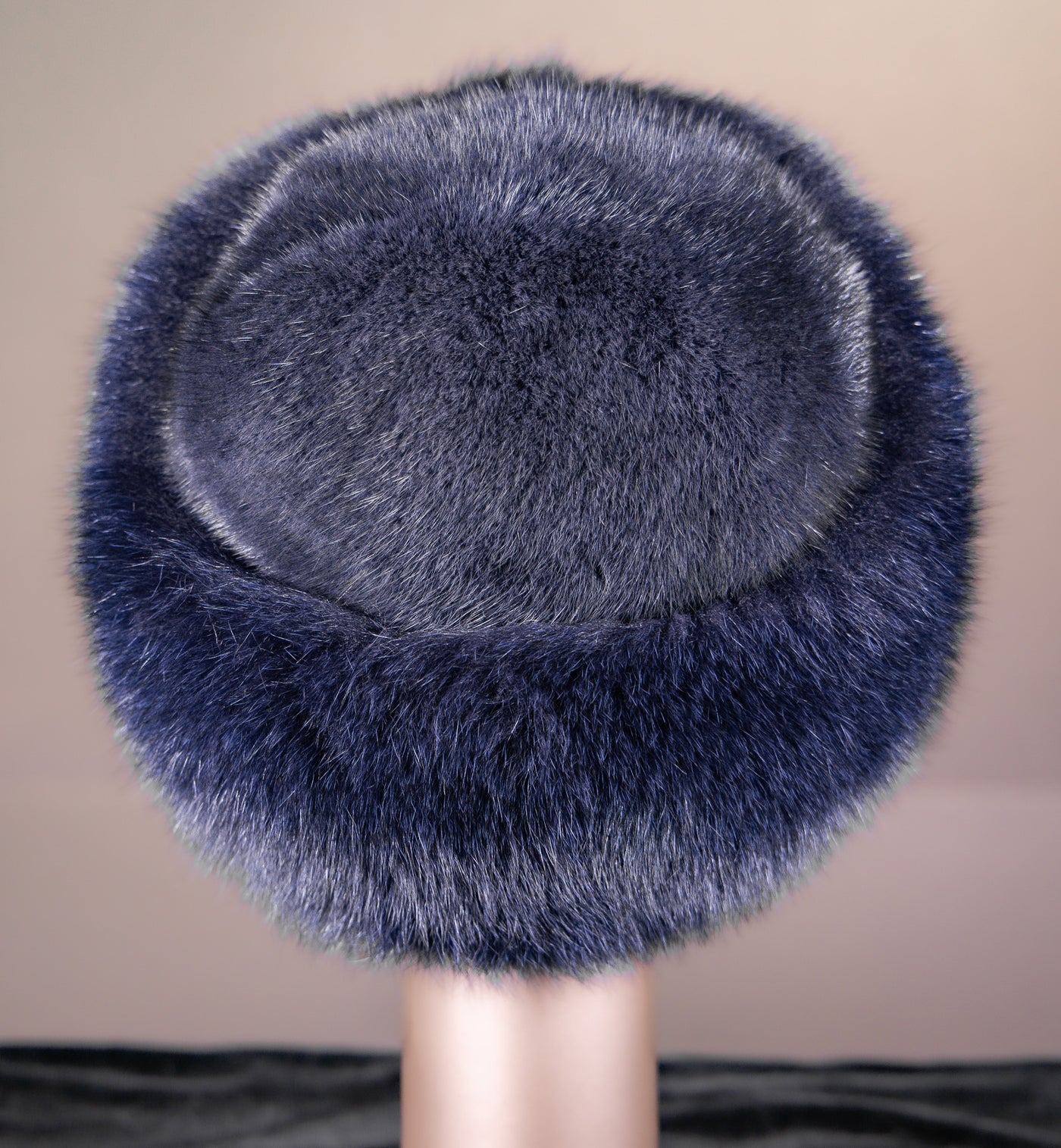 Mink Hat with Fox Trim