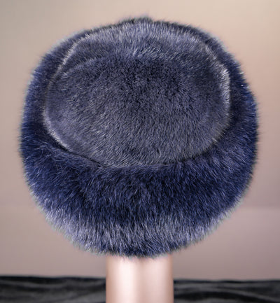 Mink Hat with Fox Trim
