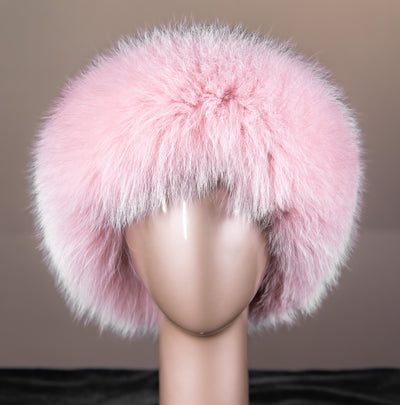 Mink Hat with Fox Trim