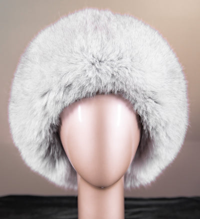 Mink Hat with Norwegian Blue Fox Trim