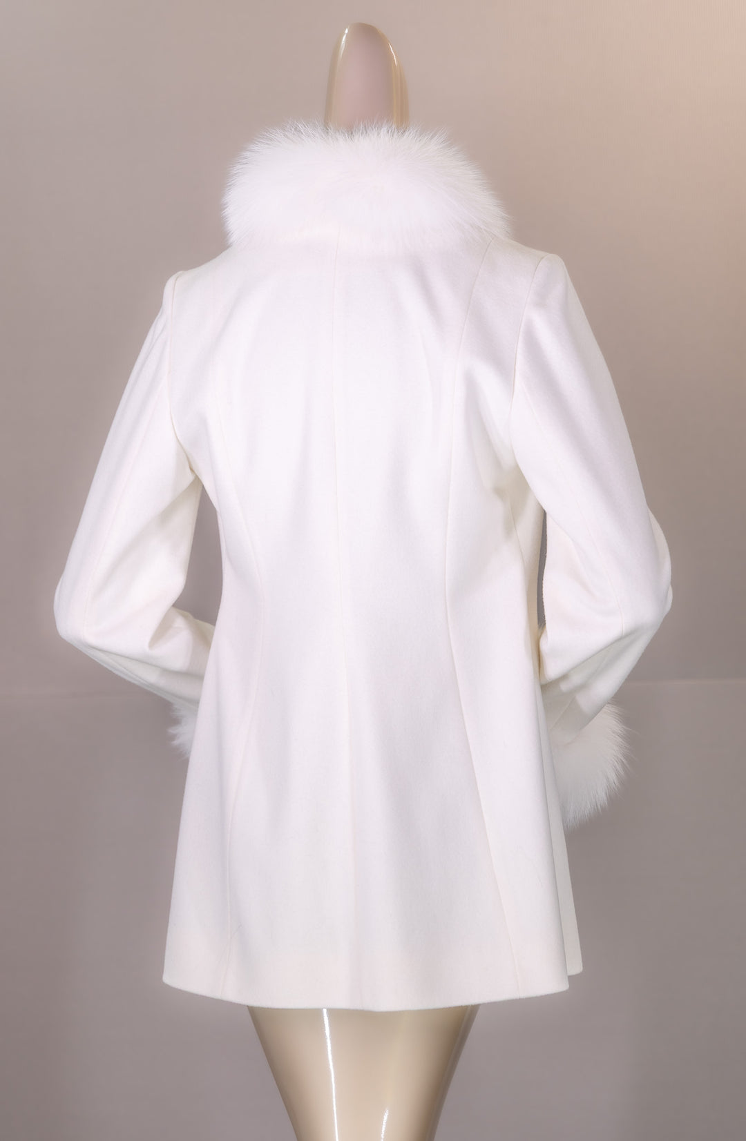 100% Virgin Wool Loro Piana Coat with Fox – Alaska Fur Gallery, Inc.