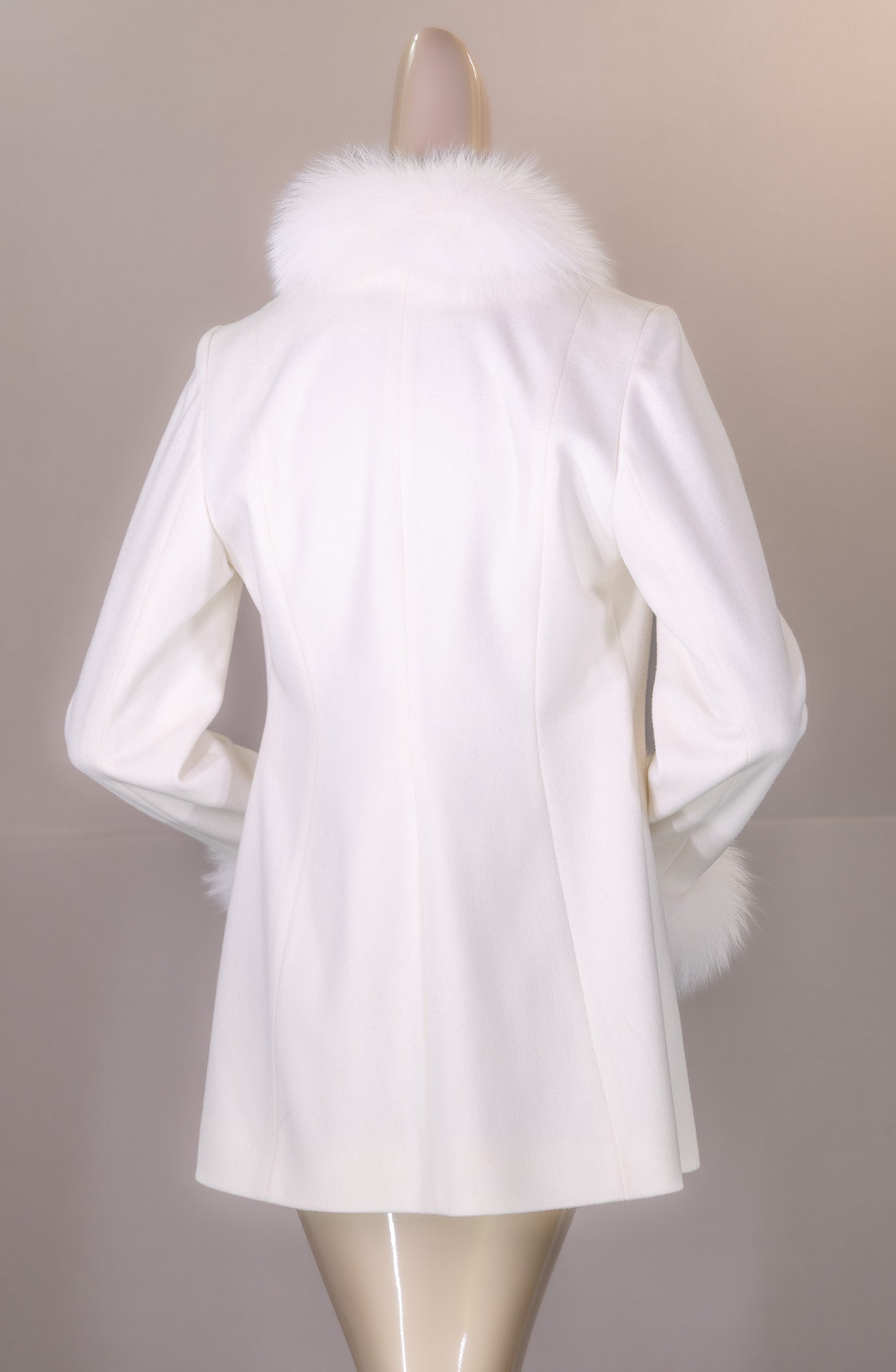 100% Virgin Wool Loro Piana Coat with Fox