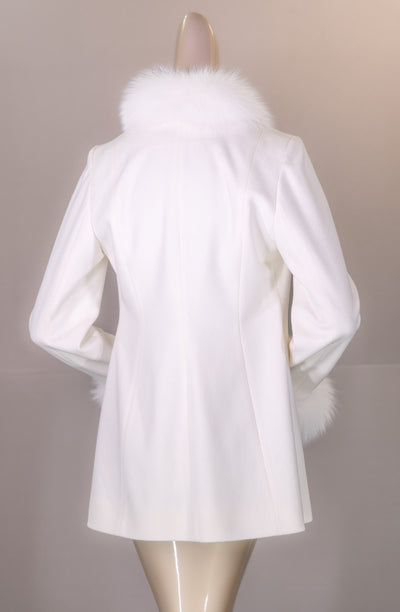 100% Virgin Wool Loro Piana Coat with Fox