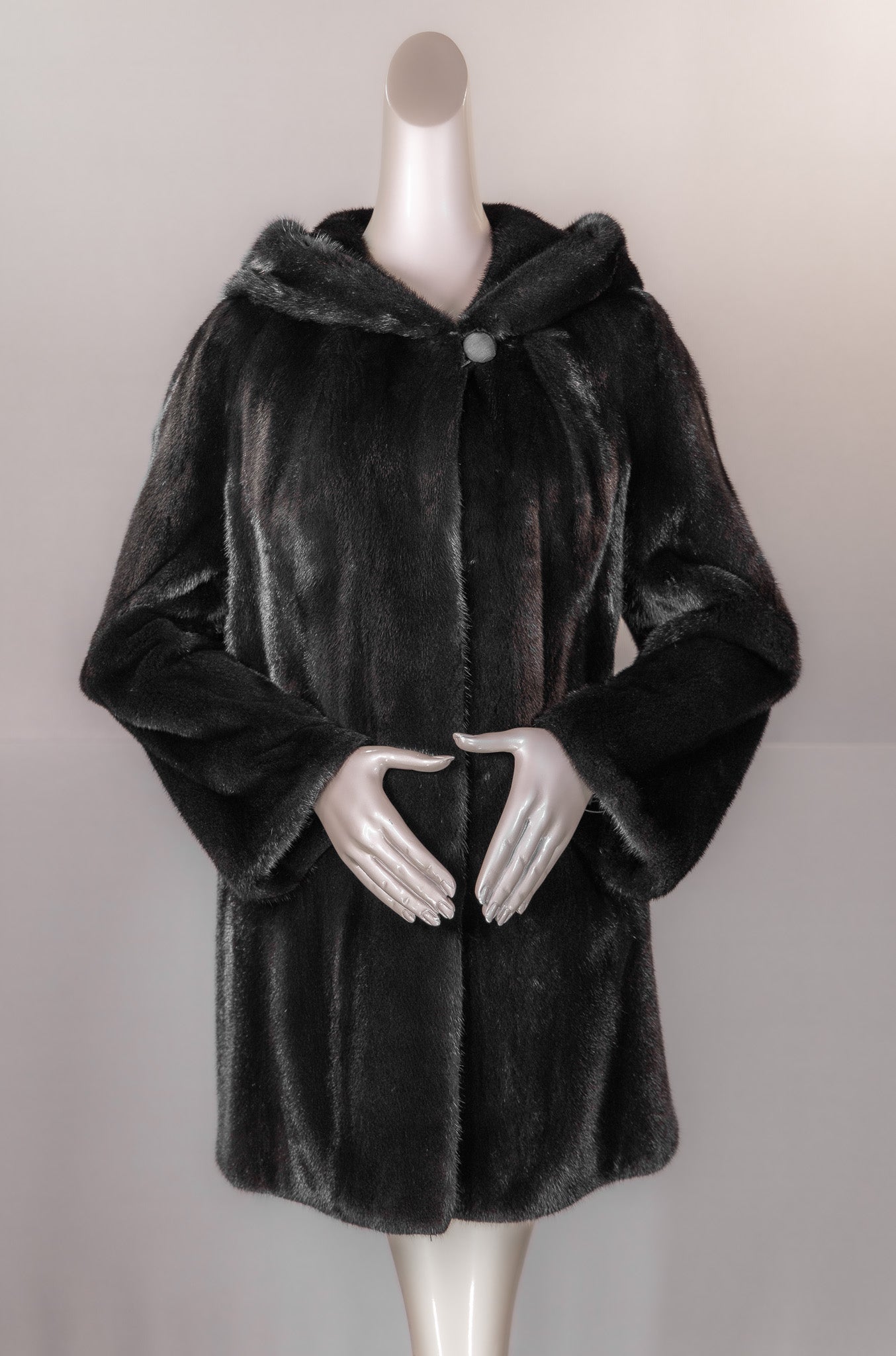 Hooded Mink Jacket