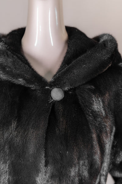 Hooded Mink Jacket