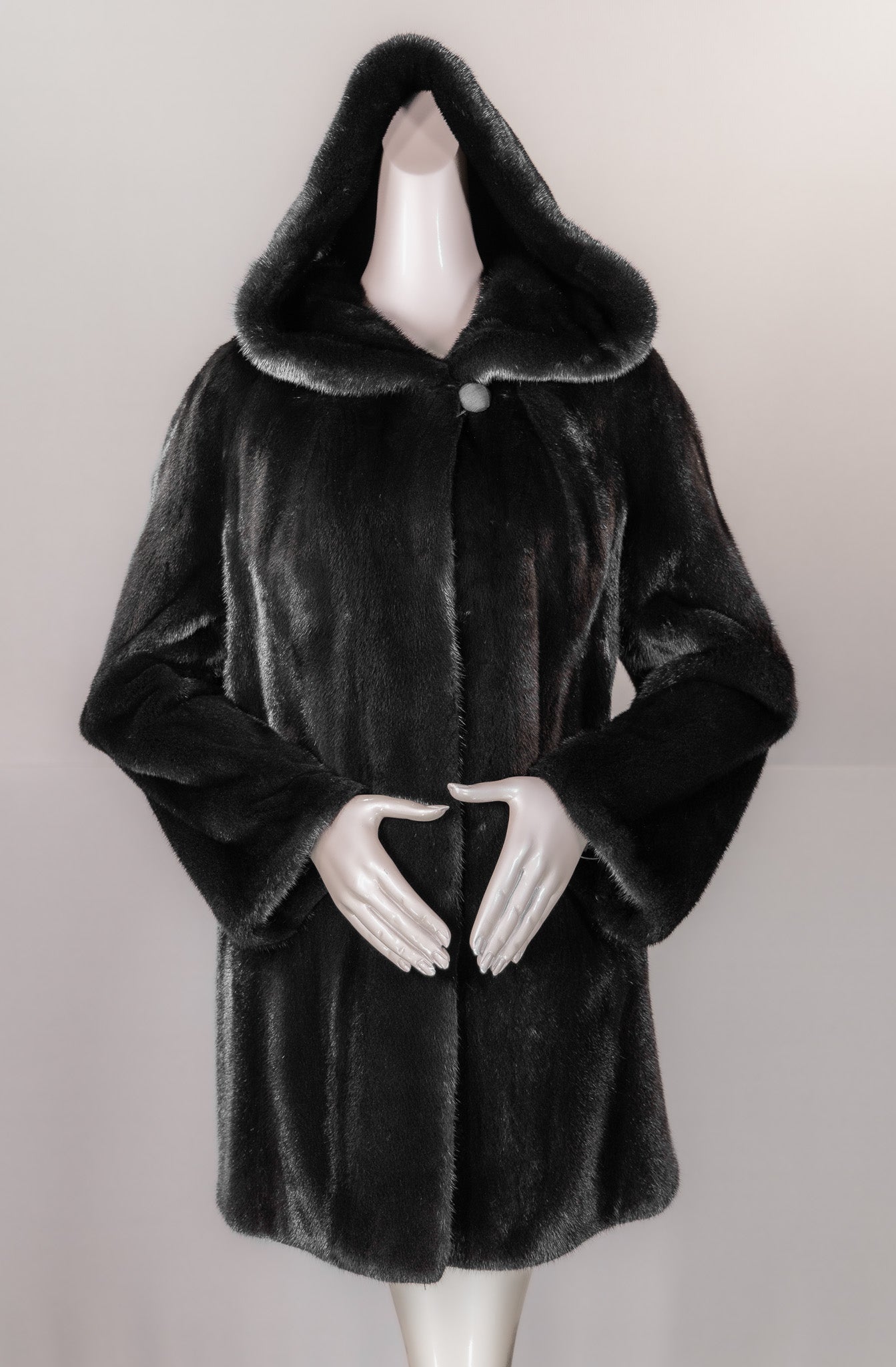 Hooded Mink Jacket