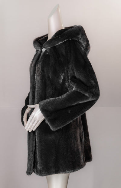 Hooded Mink Jacket