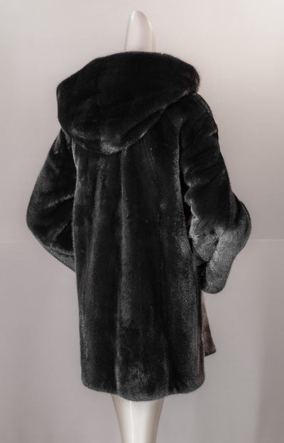 Hooded Mink Jacket