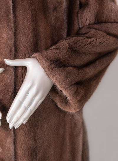 Hooded Mink Jacket
