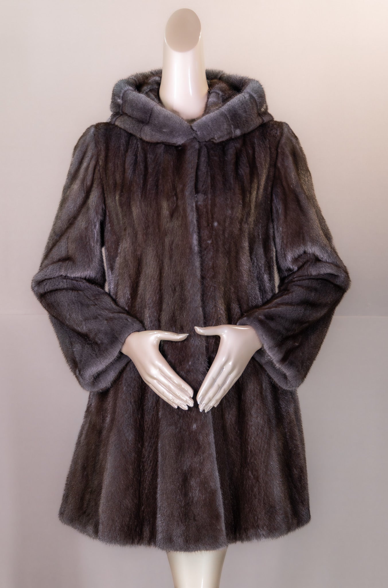 Hooded Full-Skin Mink Jacket