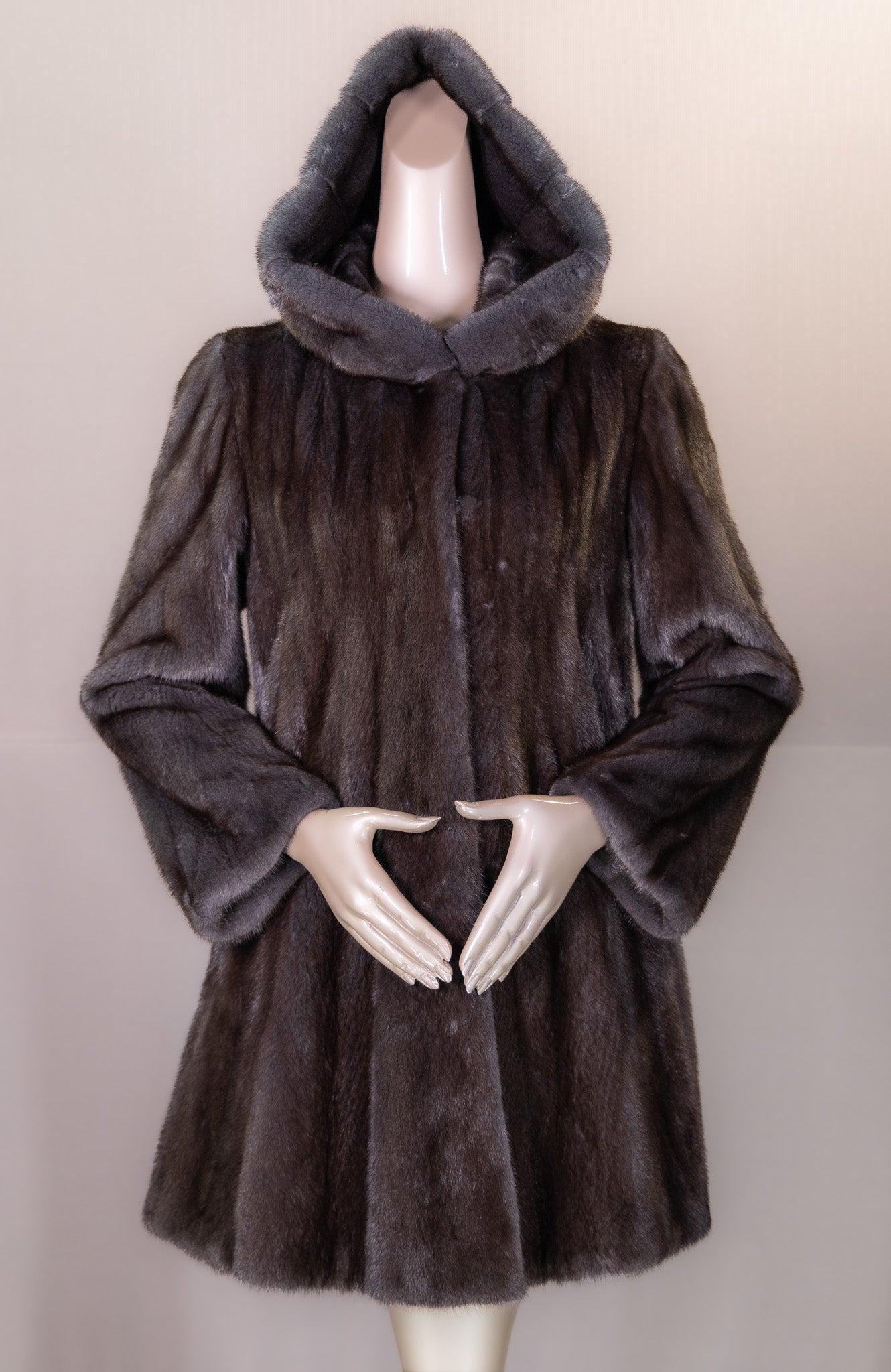Hooded Full-Skin Mink Jacket