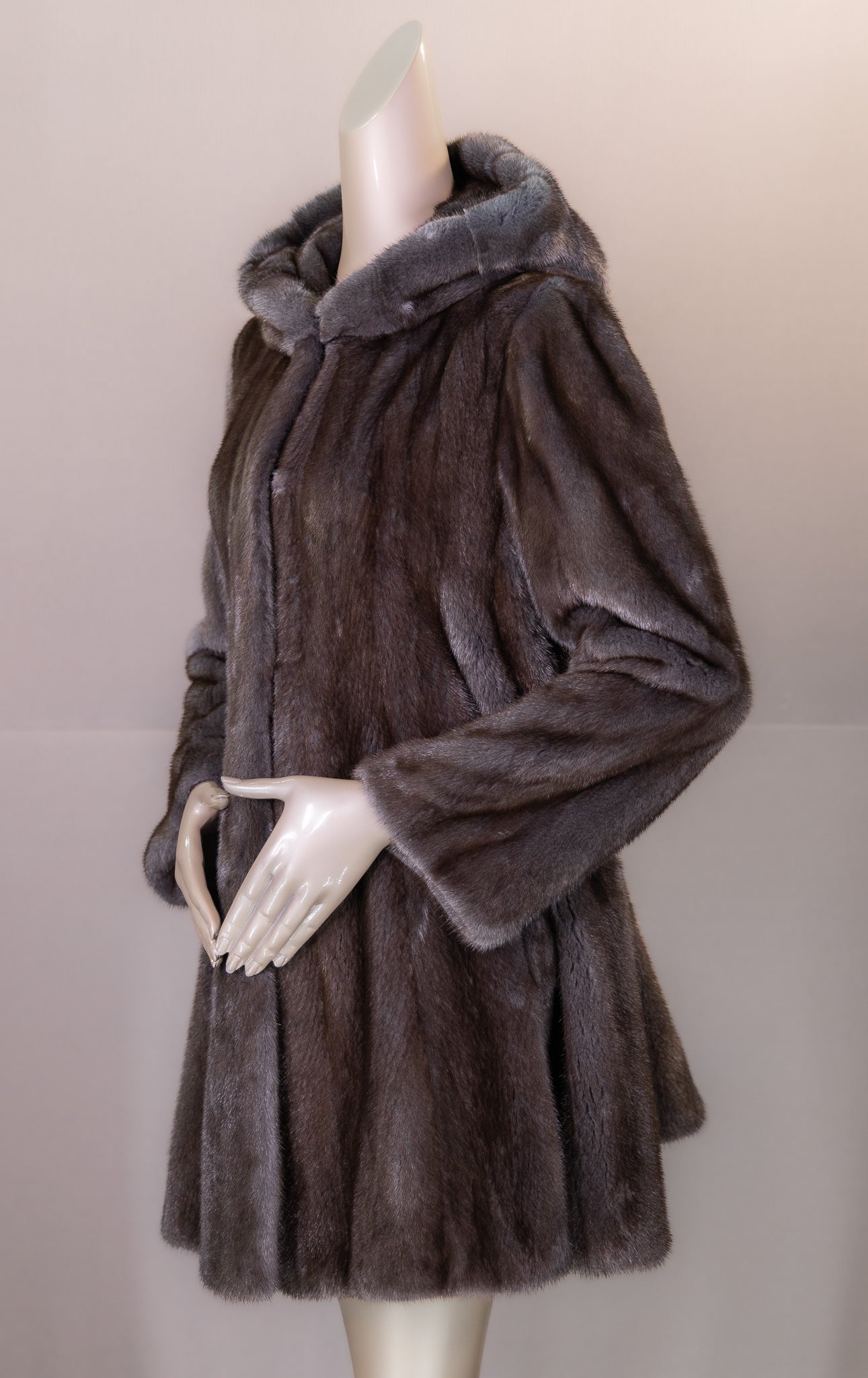 Hooded Full-Skin Mink Jacket