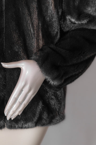 Zippered Mink Jacket