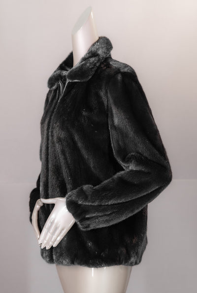 Zippered Mink Jacket