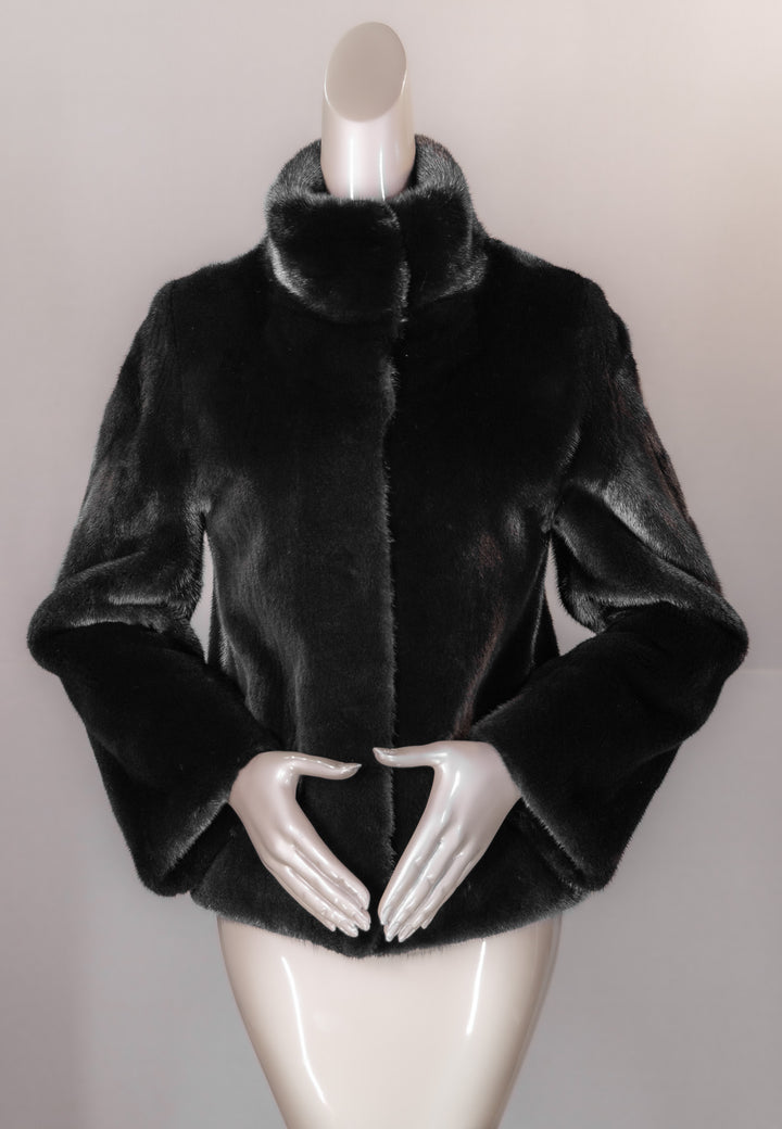 ジャケット・アウター BLACKGLAMA Mink Fur Mid-Length Coat Soft Blackglama Mink Jacket – Alaska Fur Gallery, Inc.