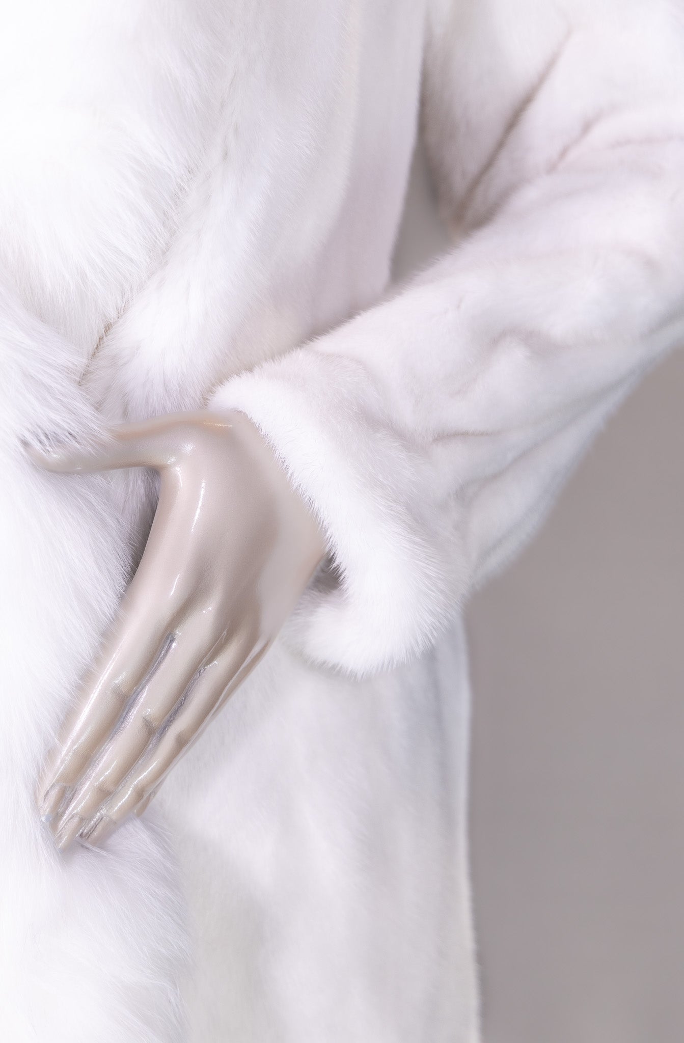 Mink Coat with Fox Trim