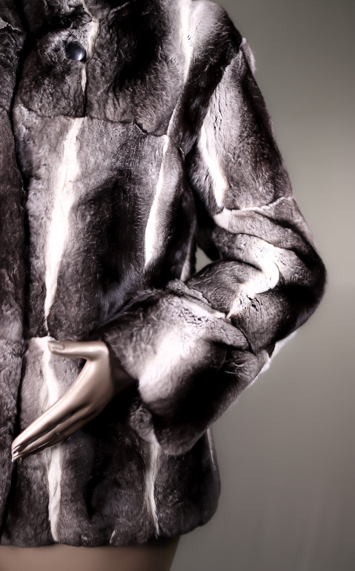 Natural Black Velvet Chinchilla Jacket – Alaska Fur Gallery, Inc.