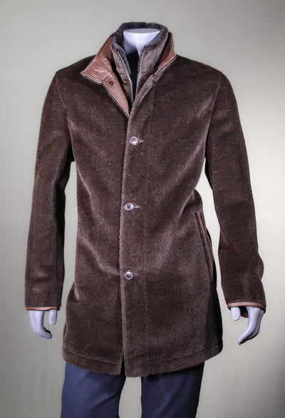 Alpaca Double-Collar Coat