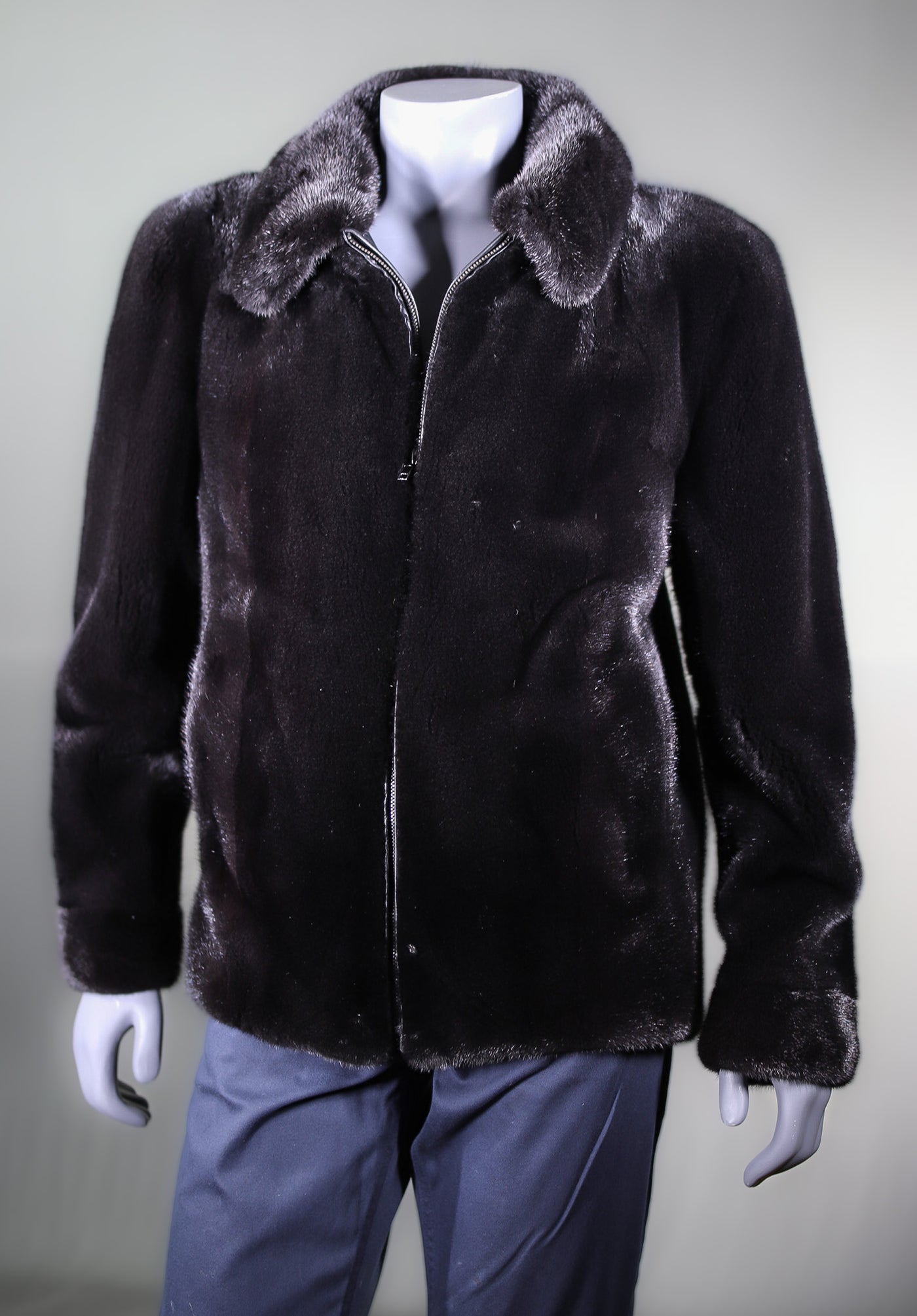 Full-Skin Black Mink Jacket