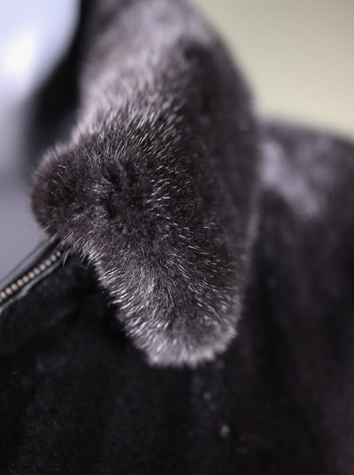 Full-Skin Black Mink Jacket