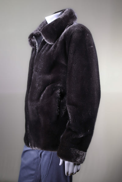 Full-Skin Black Mink Jacket
