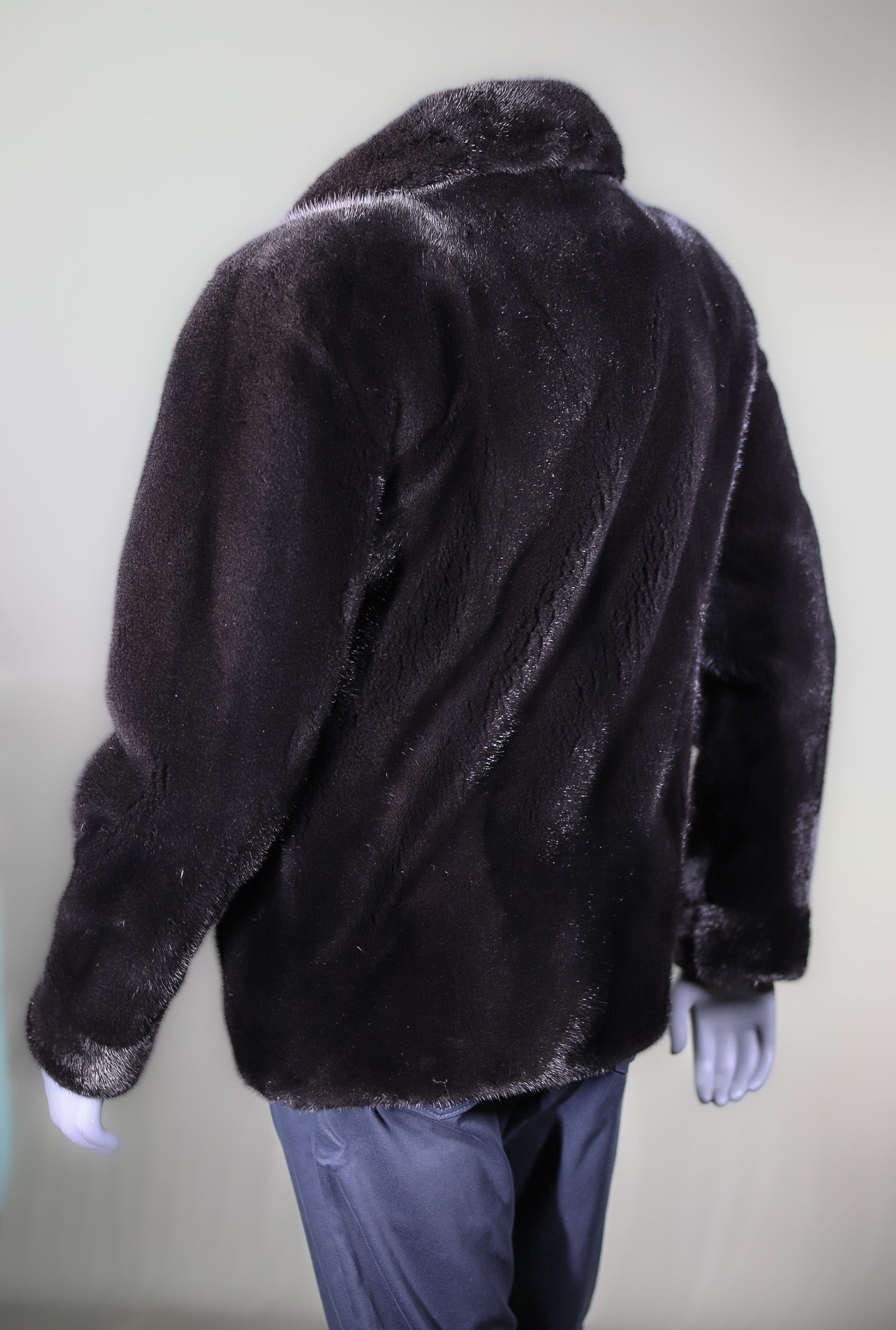 Full-Skin Black Mink Jacket