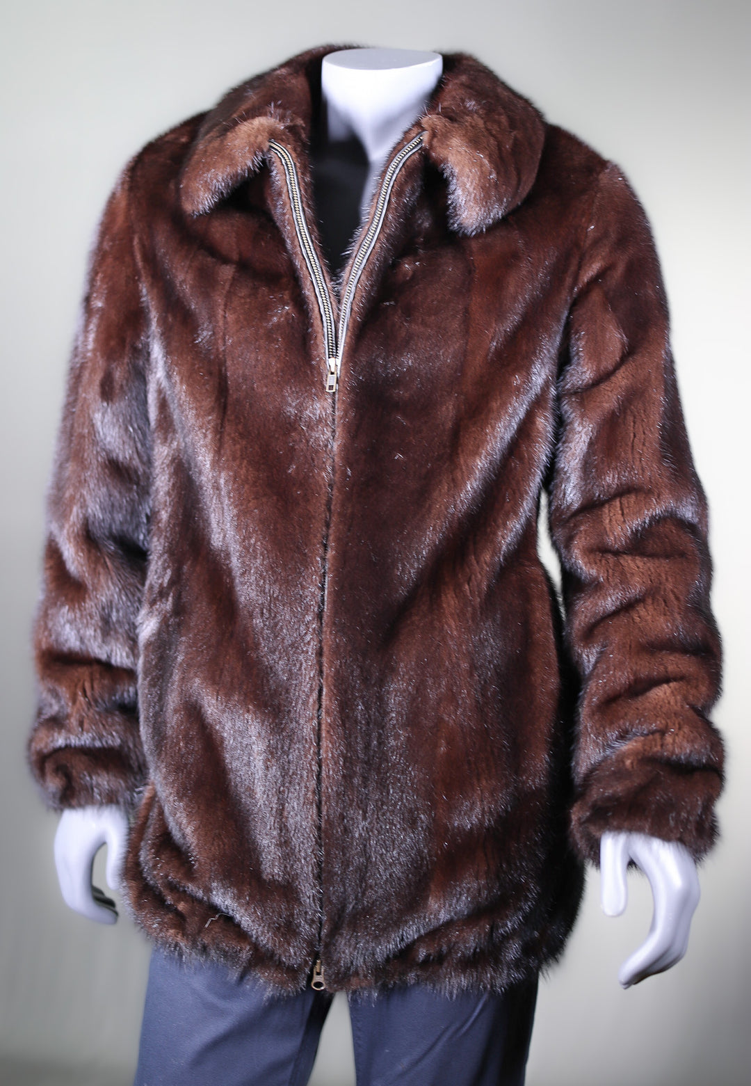 Full-Skin Natural Mahogany Mink Jacket – Alaska Fur Gallery, Inc.