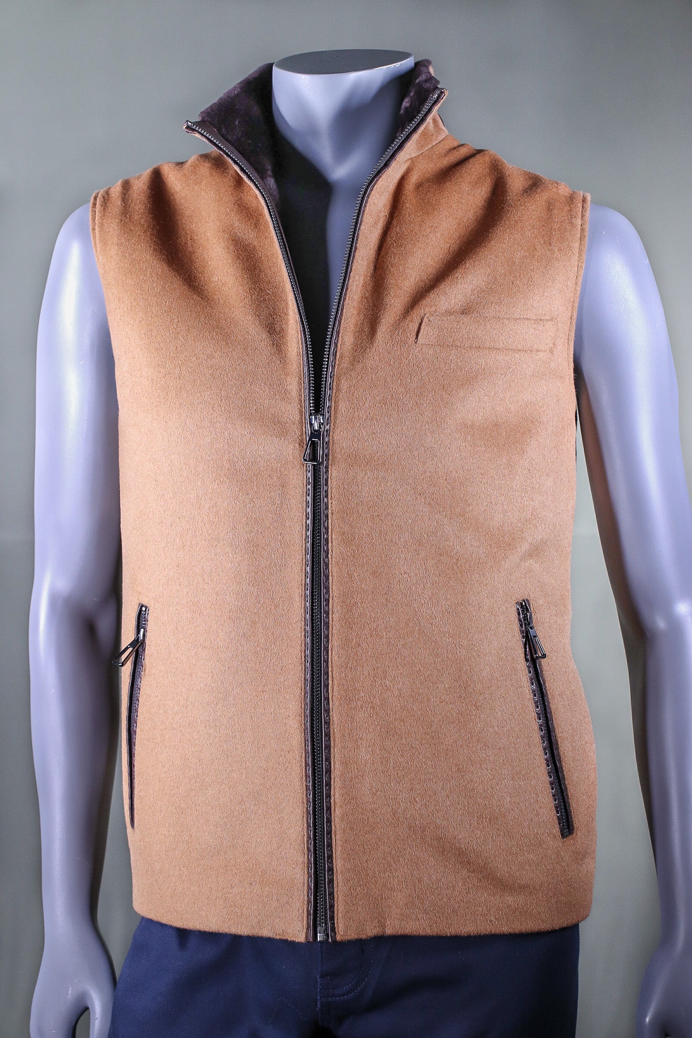 Astrakhan Lamb Lined Vest