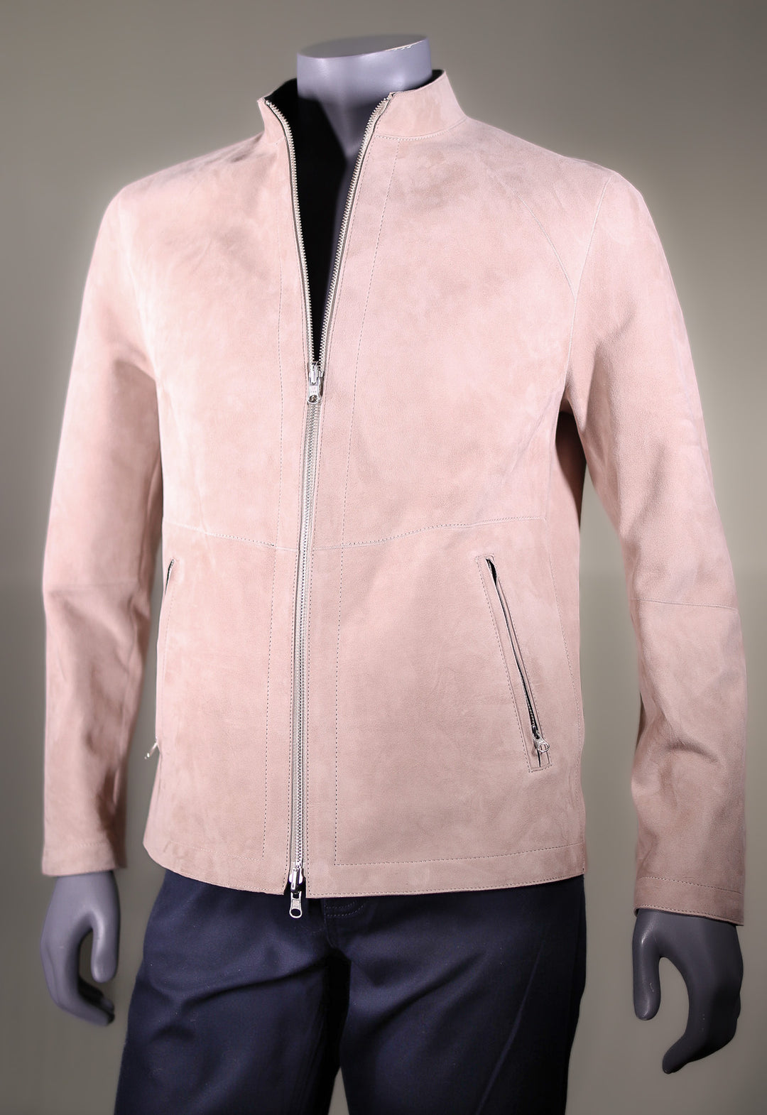 Reversible Goat Suede and Leather Jacket - Main Image