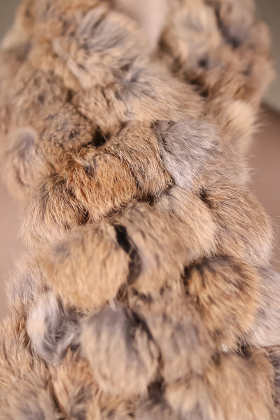 Rabbit Pom-Pom Scarf