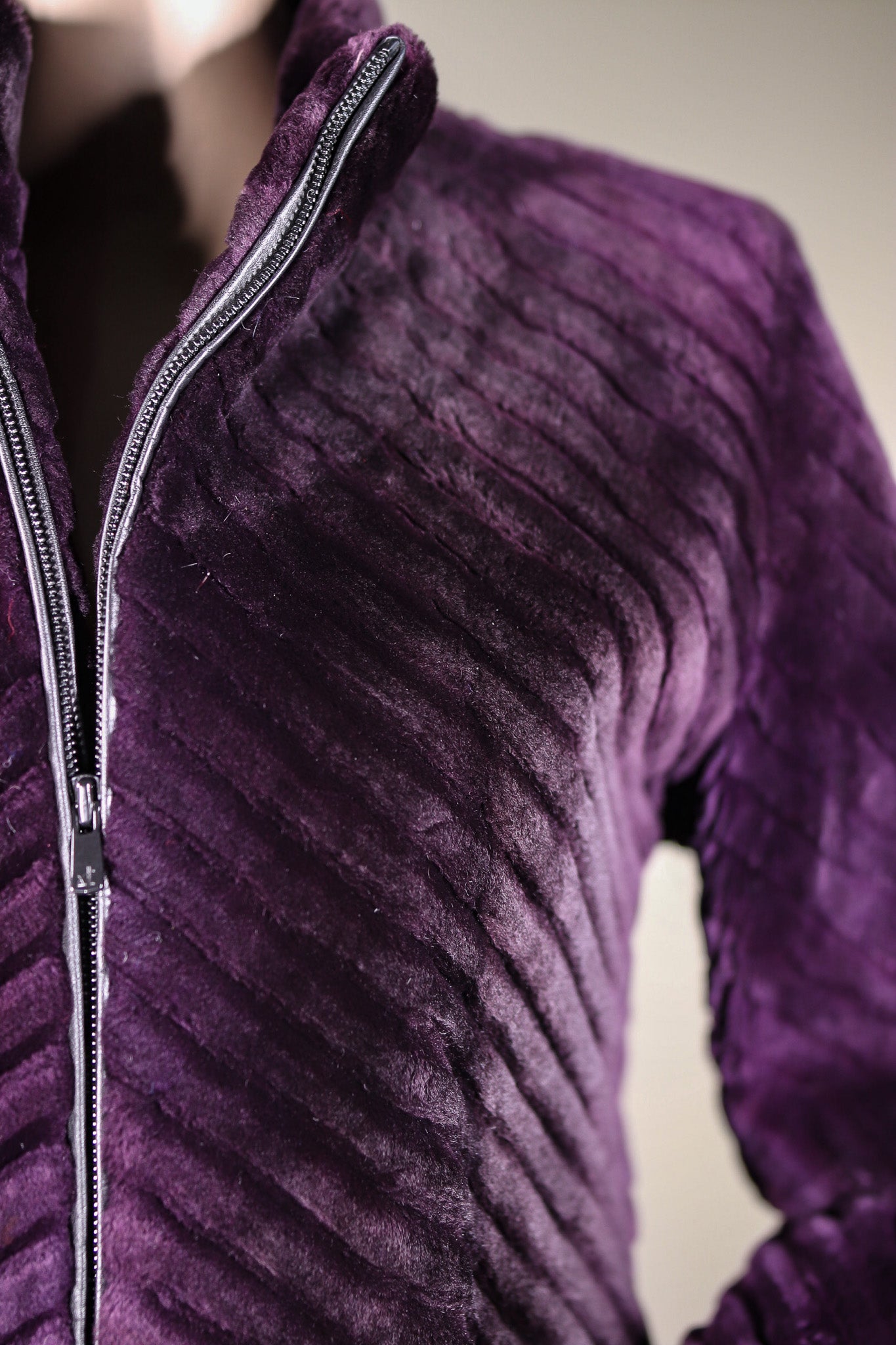 Laser-Sheared Beaver Jacket