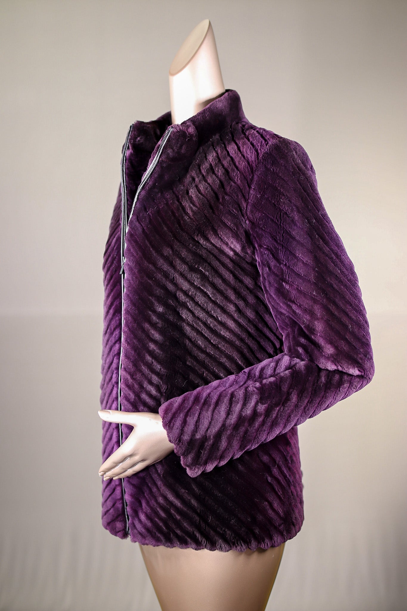 Laser-Sheared Beaver Jacket